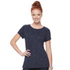 Women's Apt. 9&reg; Essential Crewneck Tee, Size: Xs, Dark Blue