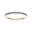Boston Bay Diamonds 14k Gold Blue Topaz Stack Ring, Women's, Size: 5