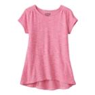Girls 4-6x Jumping Beans&reg; Slubbed Peplum Back Tunic, Girl's, Size: 5, Med Pink