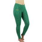 Women's Oregon Ducks Space-dyed Leggings, Size: Medium, Green