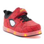 Marvel Spider-man Toddler Boys' Light Up Sneakers, Size: 12, Red