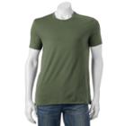 Men's Apt. 9 Solid Tee, Size: Large, Dark Green