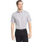 Men's Van Heusen Flex Stretch Classic-fit Plaid No-iron Button-down Shirt, Size: Small, Grey Other