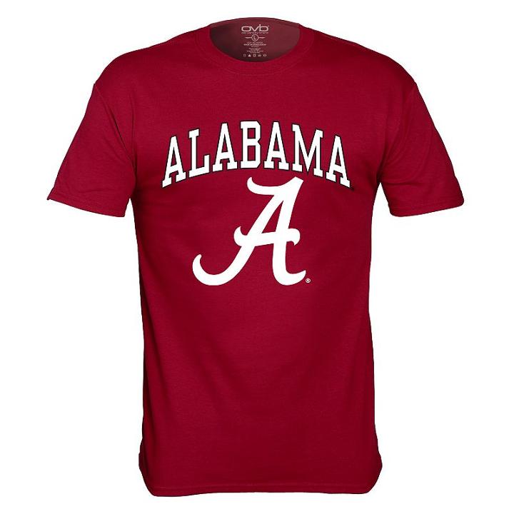 Men's Alabama Crimson Tide Pride Mascot Tee, Size: Medium, Dark Red