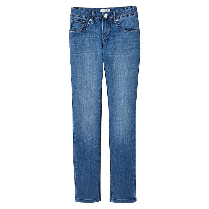 Girls 7-16 & Plus Size Mudd&reg; Studded Skinny Jeans, Girl's, Size: 18 1/2, Med Blue
