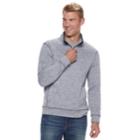 Men's Sonoma Goods For Life&trade; Modern-fit Sweater Fleece Quarter-zip Pullover, Size: Large, Dark Blue