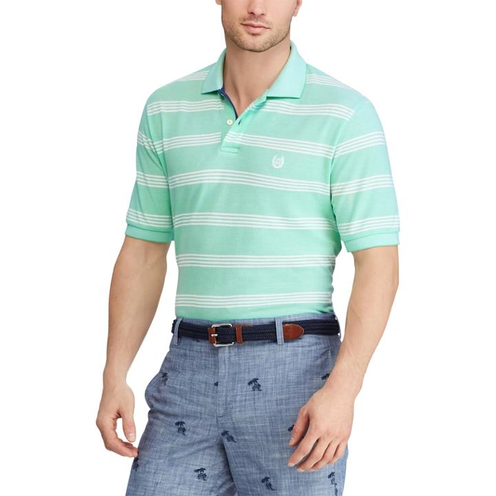 Big & Tall Chaps Classic-fit Birdseye Polo, Men's, Size: Xl Tall, Green