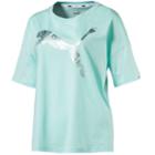 Women's Puma Summer Metallic Graphic Tee, Size: Xl, Blue