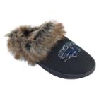 Women's Nevada Wolf Pack Scuff Slippers, Size: Large, Black