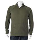 Big & Tall Sonoma Goods For Life&trade; Quarter-zip Fleece Pullover, Men's, Size: 3xb, Dark Green