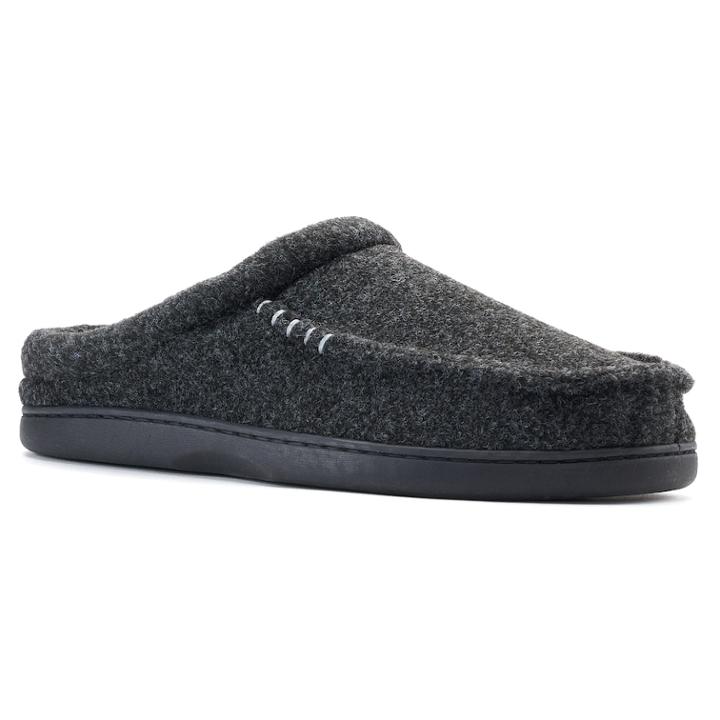 Men's Urban Pipeline Moccasin Slippers, Size: Large, Grey
