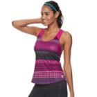 Women's Fila Sport&reg; Scoop Neck Racerback Tank, Size: Small, Dark Pink