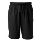 Men's Croft & Barrow Solid Knit Jams Shorts, Size: Xl, Black
