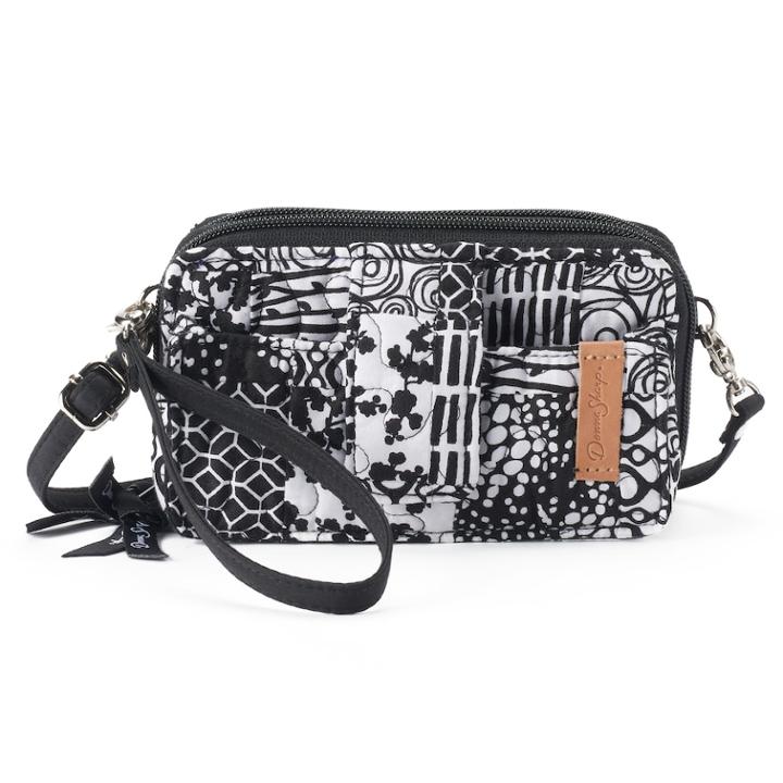 Donna Sharp Missy Crossbody Convertible Wallet - Style 26065, Women's, Domino