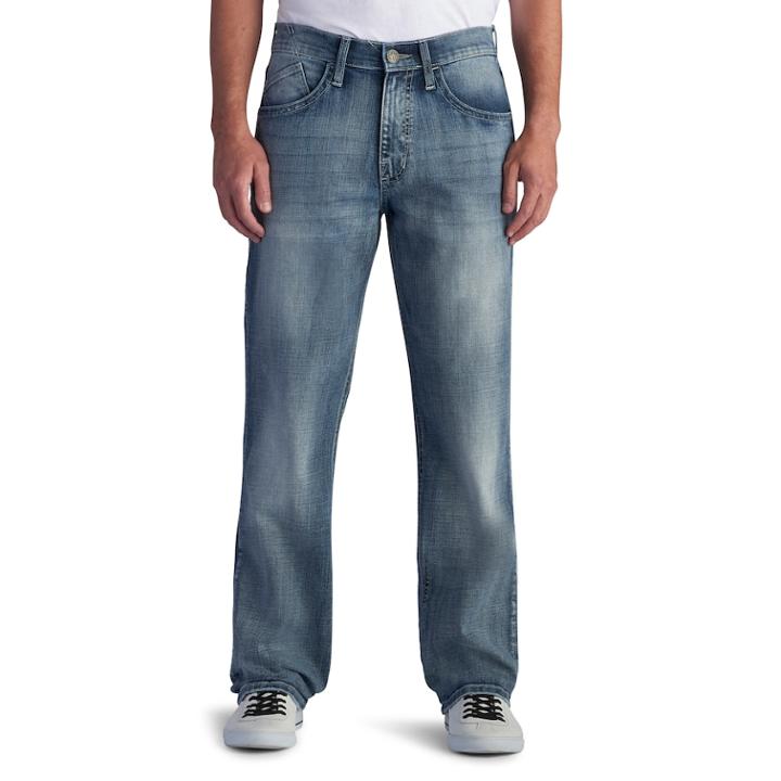 Men's Rock & Republic Flashback Straight-leg Stretch Jeans, Size: 32x30, Med Blue