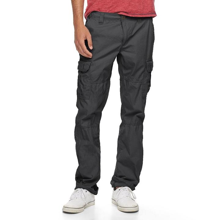 Men's Urban Pipeline Canvas Cargo Pants, Size: 30x30, Grey