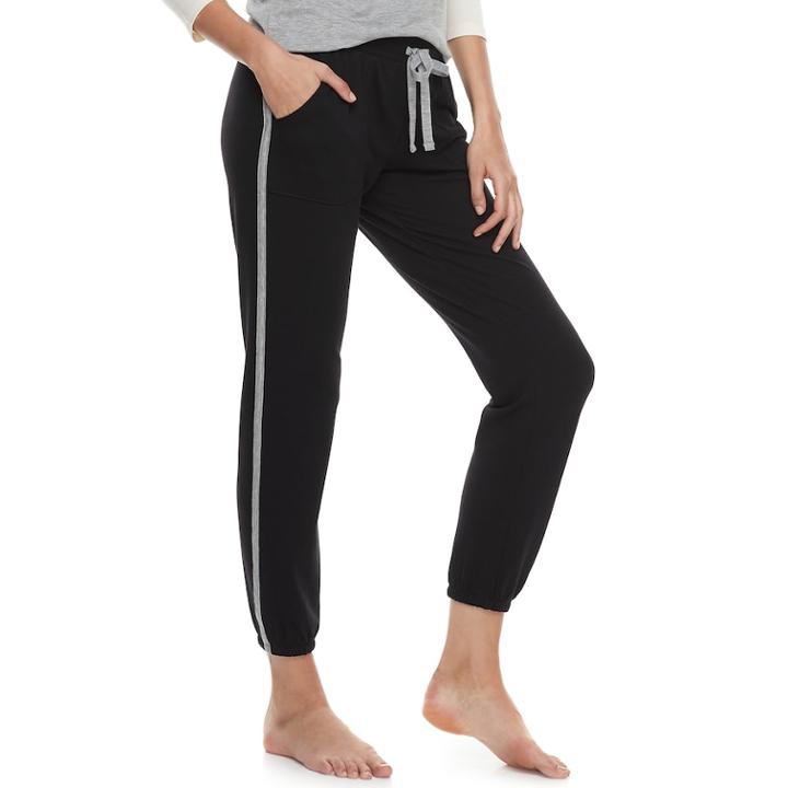 Women's Sonoma Goods For Life&trade; French Terry Joggers, Size: Xl, Black