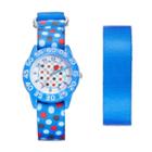 Red Balloon Kids' Time Teacher Polka Dot Watch & Interchangeable Band Set, Boy's, Multicolor