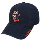 Adult Top Of The World Illinois Fighting Illini Chevron Logo Cap, Blue (navy)