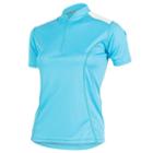 Plus Size Canari Essential Quarter-zip Cycling Jersey, Women's, Size: 2xl, Blue