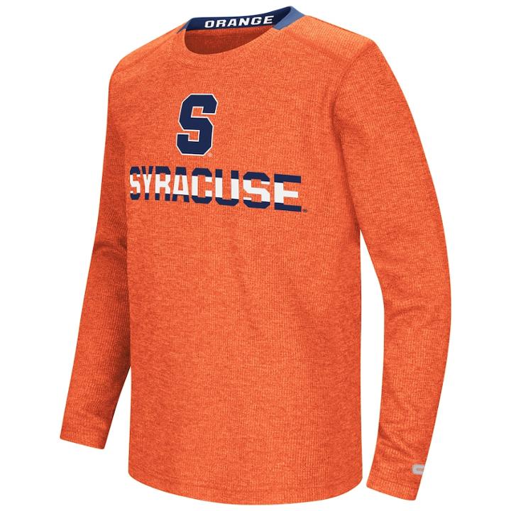 Boys 8-20 Syracuse Orange Wordmark Tee, Size: L(16/18), Drk Orange