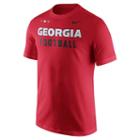 Men's Nike Georgia Bulldogs Football Facility Tee, Size: Large, Red