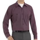 Big & Tall Red Kap Classic-fit Durastripe Striped Button-down Work Shirt, Men's, Size: 3xl Tall, Multicolor