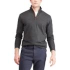 Men's Chaps Regular-fit Mockneck Quarter-zip Pullover, Size: Small, Black