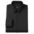 Men's Van Heusen Slim-fit Flex Collar Stretch Dress Shirt, Size: 17 36/37, Black