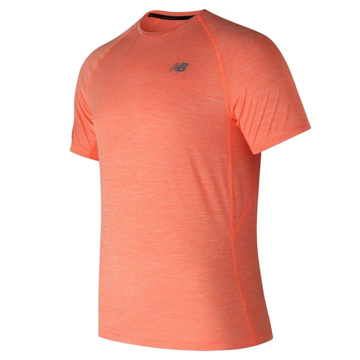 Men's New Balance Tenacity Tee, Size: Medium, Drk Orange