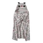 Girls 4-16 Komar Animal Hooded Fleece Wrap, Med Grey