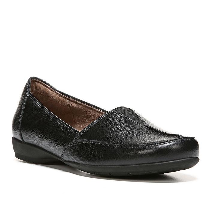 Naturalsoul By Naturalizer Gully Women's Slip-on Casual Shoes, Size: Medium (7), Black