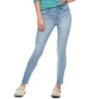 Juniors' So&reg; Low-rise Pull-on Jeggings, Teens, Size: Large, Blue