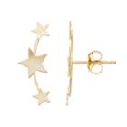 Stella Grace 10k Star Climber Earrings, Women's, Gold