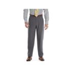 Men's Croft & Barrow&reg; Essential Classic-fit Flat-front Dress Pants, Size: 33x30, Grey