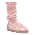 Muk Luks Vanessa Vintage Women's Bootie Slippers, Size: Small, Pink