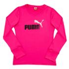 Girls 4-6x Puma Performance Top, Girl's, Size: 6x, Brt Pink