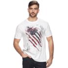 Men's Apt. 9&reg; Liberty Grid American Flag Graphic Tee, Size: Medium, White