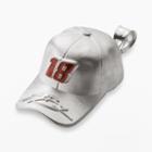 Insignia Collection Nascar Kyle Busch Sterling Silver 18 Baseball Cap Pendant, Adult Unisex, Red