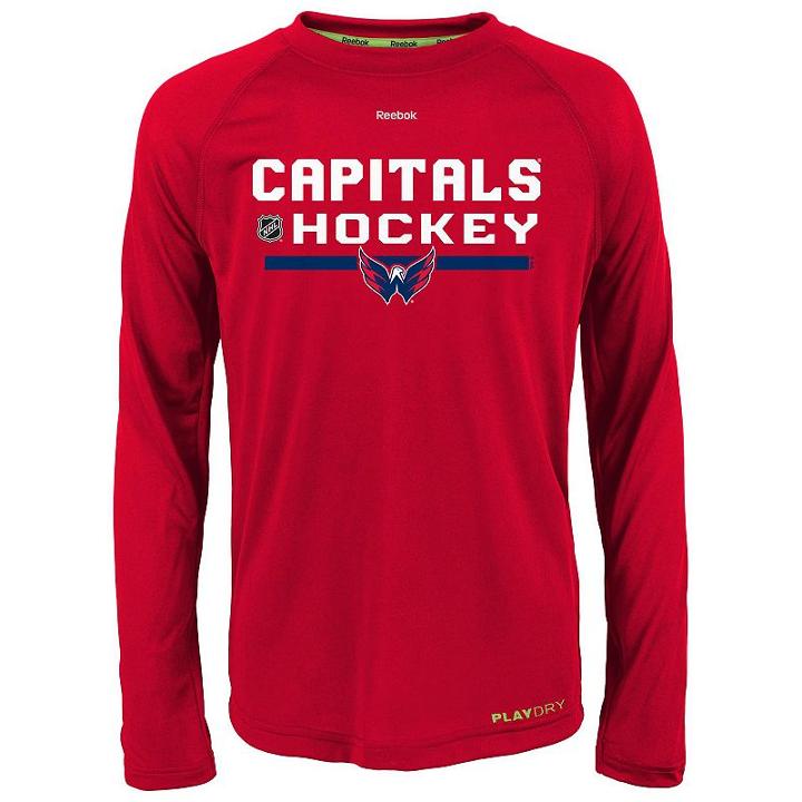 Boys 8-20 Reebok Washington Capitals Authentic Freeze Performance Tee, Boy's, Size: Medium, Ovrfl Oth