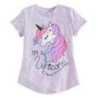 Girls 4-10 Jumping Beans&reg; I'm A Unicorn Graphic Tee, Size: 8, Brt Blue