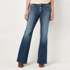 Women's Lc Lauren Conrad Flare Jeans, Size: 2 Short, Med Blue