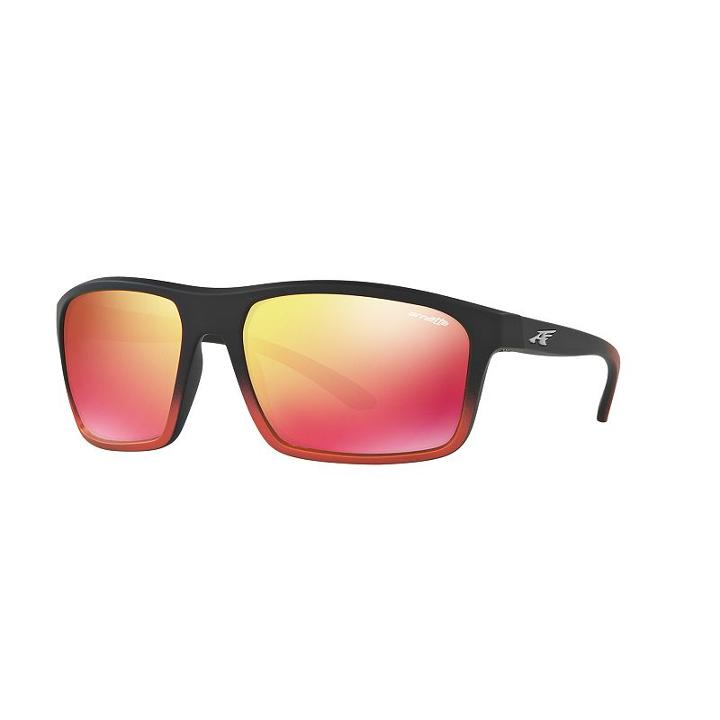 Arnette An4229 61mm Sandbank Square Mirror Sunglasses, Men's, Grey (charcoal)