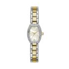 Caravelle Women's Crystal Two Tone Stainless Steel Watch - 45l168, Size: Small, Multicolor