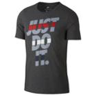 Men's Nike Stack Tee, Size: Large, Grey