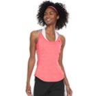 Women's Adidas Performer 3-stripes Tank, Size: Xl, Med Red
