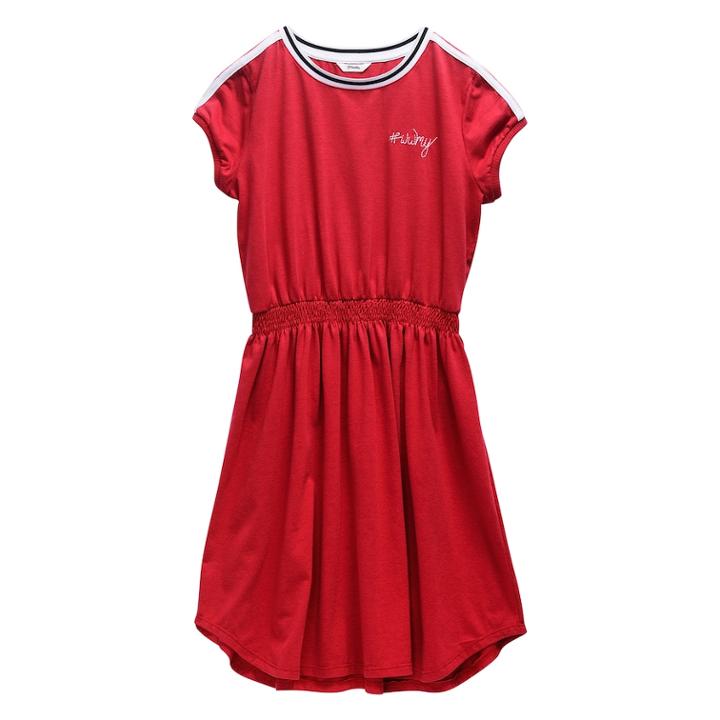 Girls 7-16 Maddie #wwmy Varsity Dress, Size: Medium, Red