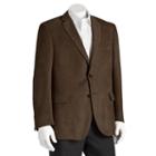 Men's Jean-paul Germain Classic-fit Microsuede Blazer, Size: 50 Port Sh, Brown