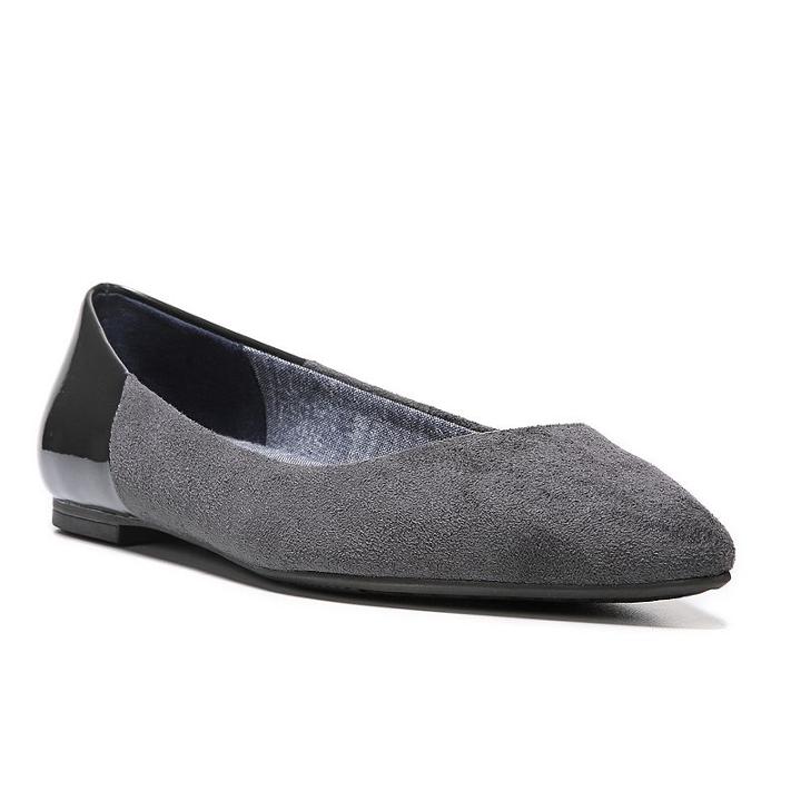 Dr. Scholl's Sidney Women's Ballet Flats, Size: Medium (6), Dark Grey