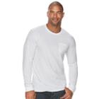 Big & Tall Sonoma Goods For Life&trade; Flexwear Slim-fit Stretch Crewneck Tee, Men's, Size: 3xl Tall, White